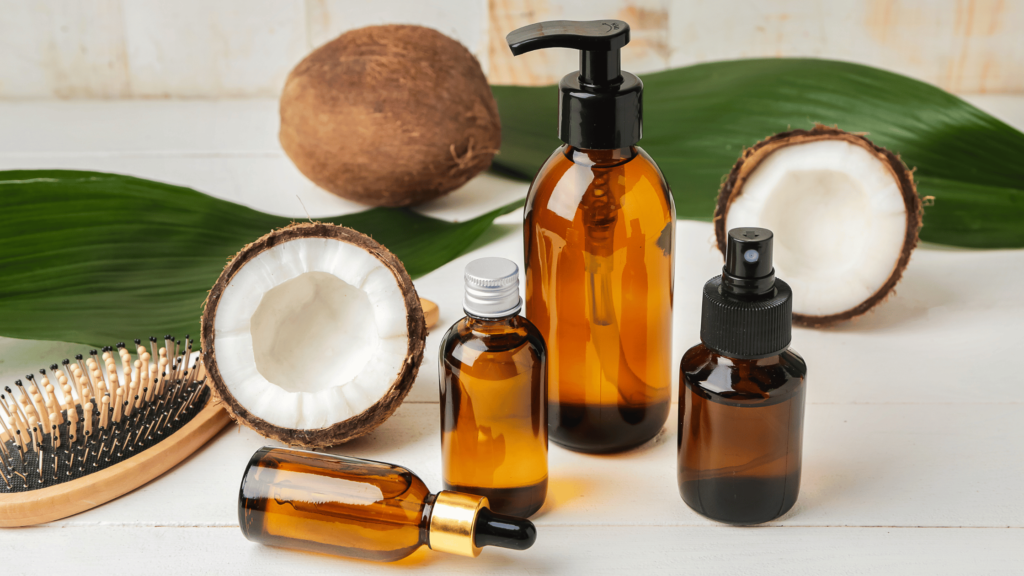 coconut oil for dull hair