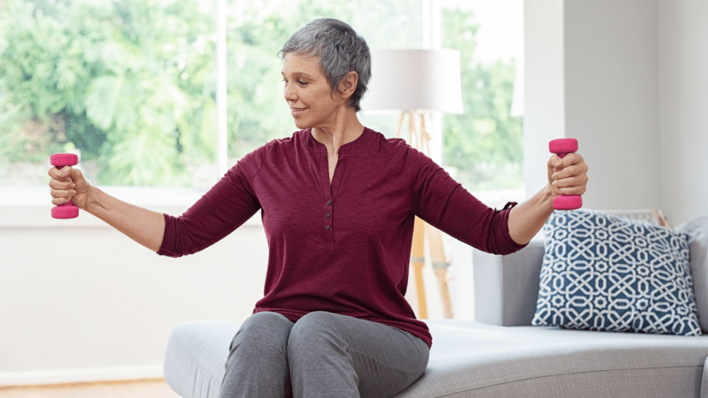 Elder women can also safely exercise